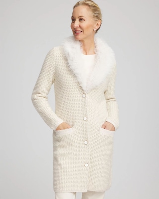 Fur Trim Cardigan | Chico's